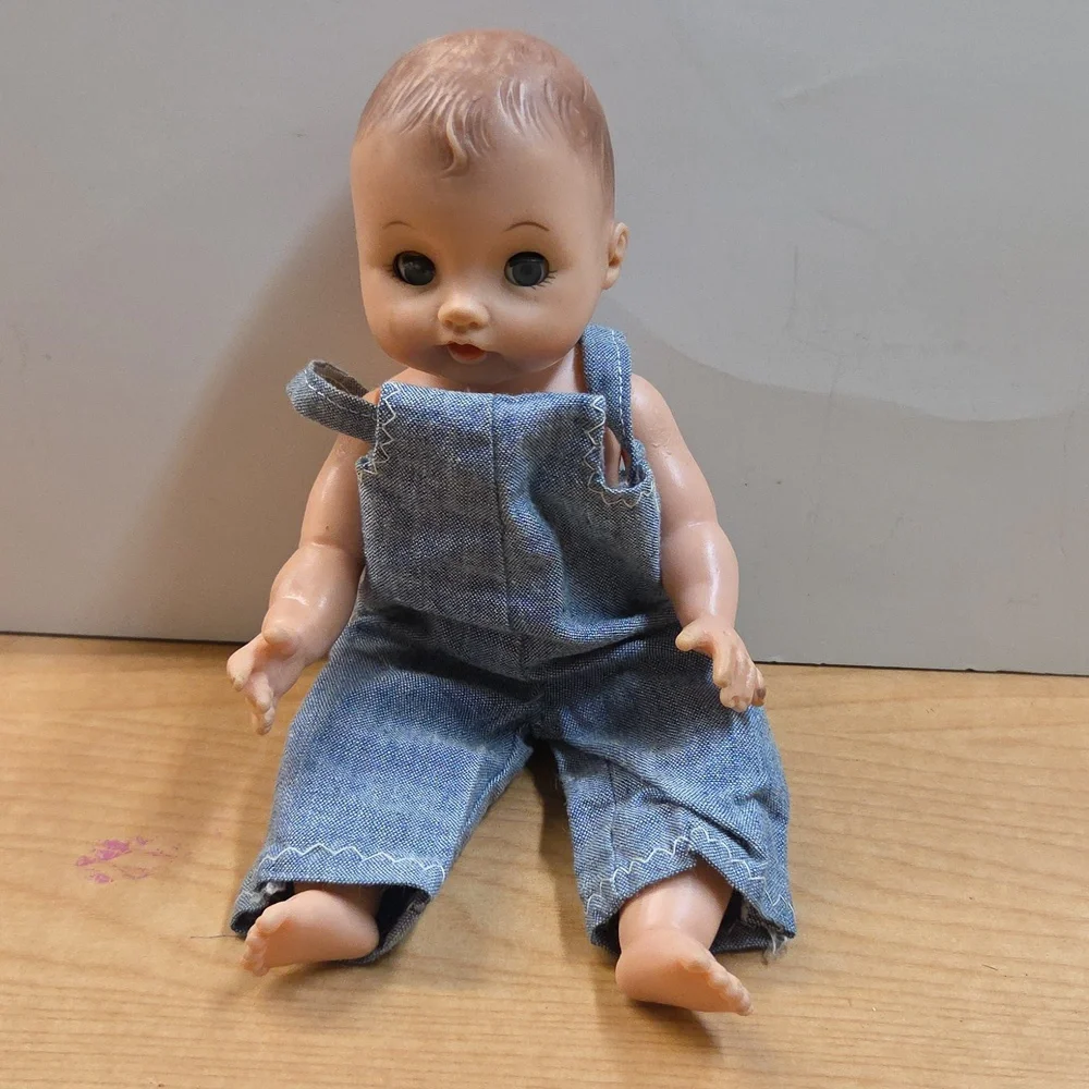 2 1960's Rubber Dolls Ginny‎ Baby..Sleepy Eye Doll